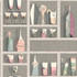 Cocktails Pastel by Cole & Son Designer Wallcovering COLE & SON FORNASETTI SENZA TEMPO PAPER - 100% United Kingdom Horizontal: 27 and Vertical: 27 27 - Swanky Fabrics -