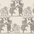 Safari Dance Pale Stone & Grey by Cole & Son Designer Wallcovering