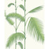 Palm Leaves Green/White by Cole & Son Designer Wallcovering CONTEMPORARY RESTYLED PAPER - 100% United Kingdom Horizontal: 20.5 and Vertical: 28.3 20.5 - Swanky Fabrics -