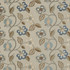 Elvaston Indigo by G P & J Baker Designer Fabric LANGDALE LINEN - 35%;VISCOSE - 35%;COTTON - 30% India Horizontal: 25.216 and Vertical: 14.972 50.432 - Swanky Fabrics -