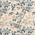 Emperor'S Garden Blue/Cream by G P & J Baker Designer Fabric EMPEROR'S GARDEN LINEN - 100% United Kingdom HEAVY Horizontal: 26.989 and Vertical: 31.914 53.978 - Swanky Fabrics -