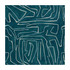Graffito Teal/Pearl by Groundworks Designer Fabric KELLY WEARSTLER III COTTON - 52%;LINEN - 48% Italy Horizontal: 54 and Vertical: 54 54 - Swanky Fabrics -