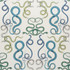 Giove Emerald & Sapphire 177660 by Schumacher Designer Fabric Charlap Hyman & Herrero 18.0" - Swanky Fabrics -