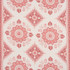 Montecito Medallion Faded Red 176483 by Schumacher Designer Fabric Mark-D-Sikes 100% Linen Wyzenbeek 15,000 Horizontal: 54 and Vertical: 25.25 54 - Swanky Fabrics -