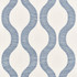 Ondata Blue 73223 by Schumacher Designer Fabric Au Naturel 14.25" - Swanky Fabrics -