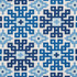 Palmetto Print Ocean 177451 by Schumacher Designer Fabric HAPPY TOGETHER COTTON 100% ISRAEL WYZENBEEK 15,000 </p><p>Repeat: Horizontal: 26 3/4" (68CM) and Vertical: 25 1/4" (64CM) 54 - Swanky Fabrics -