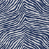Iconic Zebra Blue 177440 by Schumacher Designer Fabric Happy Together 27.0" - Swanky Fabrics -