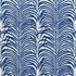 Zebra Palm Indoor/Outdoor Navy 73170 by Schumacher Designer Fabric Indoor/Outdoor Ii: Prints & Wovens 13.88" - Swanky Fabrics -