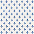 Fleur De Lis Bleu & Rouge 176961 by Schumacher Designer Fabric French-Revolution 100% Linen Wyzenbeek 15,000 Horizontal: 2 and Vertical: 2.5 54 - Swanky Fabrics -