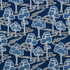 Tree River Blue 176741 by Schumacher Designer Fabric SCHUMACHER CLASSICS II See Sample UNITED KINGDOM - </p><p>Repeat: Horizontal: 13 1/2" (34CM) and Vertical: 29" (74CM) 54" (137CM) - Swanky Fabrics -