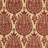 Izmir Chenille Red Earth 65862 by Schumacher Designer Fabric Chroma 6.75" - Swanky Fabrics -