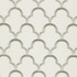 Scallop Embroidery Platinum 64323 by Schumacher Designer Fabric GLAMOUR See Sample INDIA LIGHT DUTY </p><p>Repeat: Horizontal: 5 1/2" (14CM) and Vertical: 7 1/2" (19CM) 49 7/8" WIDE (126CM) - Swanky Fabrics -