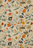 Apsley Vine Apricot & Teal 1307000 by Schumacher Designer Fabric Classic-Prints 52% Linen, 48% Cotton - Horizontal: 27 and Vertical: 25.25 54 - Swanky Fabrics -