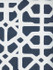 Meridian Navy 65 by Norbar Designer Fabric 65% POLYESTER 35% COTTON SPAIN 12 3/4"V 12"H 54 - Swanky Fabrics -