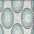 Salem Aqua by Norbar Designer Fabric 55% LINEN 45% RAYON CHINA 7 1/2"V 8"H 56 - Swanky Fabrics -