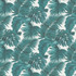 Keanu Palm 55 Peacock  by Kasmir Designer Fabric 1453 65% Polyester
35% Cotton
 SPAIN 40,000 Martindale Cycles Horizontal: 27 5/8 inches and Vertical: 24 4/8 inches 55  - Swanky Fabrics -