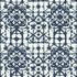 Matsu Indigo by Kasmir Designer Fabric 1454 100% Polyester
 CHINA </p><p>Repeat: Horizontal: 27 inches and Vertical: 27 inches 54 - Swanky Fabrics -