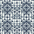 Matsu Indigo by Kasmir Designer Fabric 1454 100% Polyester
 CHINA 40,000 Wyzenbeek Double Rubs </p><p>Repeat: Horizontal: 27 inches and Vertical: 27 inches 54 - Swanky Fabrics -