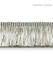 Gripsholm Brush Fringe Heron SCFC14970002 by Scalamandre Designer Trim NOVANTA PASSEMENTERIE 52% FIBRANNE 45 % RAYON 3% POLYESTER CHINA LIGHT DUTY Horizontal: 0" and Vertical: 0" 1.5 - Swanky Fabrics -