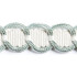 Crescent Braid/Spa Sc 0005V1248 by Scalamandre
 Designer Trim NOVANTA PASSEMENTERIE                                                  56% FIBRANNE 28% COTTON 16% RAYON CHINA LIGHT DUTY Horizontal: 0.875" and Vertical: 0" 1.25"  - Swanky Fabrics -