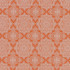 D1435 Tangerine Mandala by Charlotte Designer Fabric Vibrant Wovens 100% Woven Polypropylene Europe Exceeds 100,000 Wyzenbeek Rubs (Heavy Duty) Horizontal 6" x Vertical 7" 54 Inches - Swanky Fabrics -