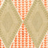 Eccentric 2 Ginger by Aoc Designer Fabric SERENDIPITY 60%LIN 40%COT %BEMB INDIA Horizontal: 4.25 and Vertical: 7.875 51.13 in - Swanky Fabrics -