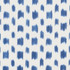 Izmir Ikat Blue 179010 by Schumacher Designer Fabric Schumacher X Williams Sonoma 13.5" - Swanky Fabrics -