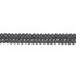 Astor Braid Indoor/Outdoor Charcoal 74966 by Schumacher Designer Trim Perfect Basics: Trims - Swanky Fabrics -