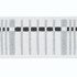 Carmo Tape Medium Silver & Black 79001 by Schumacher Designer Trim Stephanie Seal Brown - Swanky Fabrics -