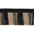 Palm Frond Lava Black 69280 by Schumacher Designer Trim Mary Mcdonald 2.38" - Swanky Fabrics -