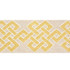 Chesterton Tape Yellow 77220 by Schumacher Designer Trim Step Lively - Swanky Fabrics -