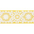 Joelle Tape Yellow 73624 by Schumacher Designer Trim Happy Together 6.12" - Swanky Fabrics -