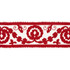 Ashbury Tape Red 70593 by Schumacher Designer Trim Couture Trims - Swanky Fabrics -