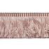 Francois Silk Brush Fringe Blush 74596 by Schumacher Designer Trim Le Max - Swanky Fabrics -