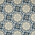 Exotic Suzani Indigo by Kravet Design Designer Fabric OCEANIA INDOOR OUTDOOR SOLUTION DYED ACRYLIC - 100% United States MEDIUM Horizontal: 15 and Vertical: 14 54 - Swanky Fabrics -