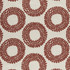 Dashiki Cinnabar by Clarke And Clarke Designer Fabric CLARKE & CLARKE AMARA COTTON - 100% India Horizontal: 12.87 and Vertical: 9.21 55 - Swanky Fabrics -
