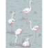 Flamingos Wht/Fuch On Sfoam by Cole & Son Designer Fabric COLE & SON CONTEMPORARY FABRICS LINEN - 53%;COTTON - 35%;NYLON - 12% United Kingdom MEDIUM Horizontal: 17.9 and Vertical: 23.7 53.9 - Swanky Fabrics -