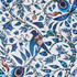 Rousseau Blue by Clarke And Clarke Designer Fabric ANIMALIA BY EMMA J SHIPLEY FOR C&C COTTON - 100% United Kingdom HEAVY Horizontal: 13.58 and Vertical: 26.97 54 - Swanky Fabrics -