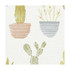Cactus Pastel by Clarke And Clarke Designer Fabric CLARKE & CLARKE ROOF GARDEN COTTON - 100% Turkey MEDIUM Horizontal: 36.22 and Vertical: 17.72 54 - Swanky Fabrics -