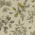 Hortus Charcoal/Ochre by Clarke And Clarke Designer Fabric CLARKE & CLARKE EDEN COTTON - 90%;LINEN - 10% Spain MEDIUM Horizontal: 13.375 and Vertical: 23.625 54.375 - Swanky Fabrics -