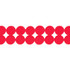Double Dot Maraschino by Kravet Design Designer Trim KATE SPADE COLLECTION POLYESTER - 100% China Horizontal: and Vertical: 1.8125 - Swanky Fabrics -