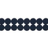 Double Dot Navy by Kravet Design Trim Kravet Design Trim Double Dot NavyTrim KATE SPADE COLLECTION POLYESTER - 100% China </p><p>Repeat: H: , V: 1.8125 - Fabric Carolina -