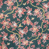 7814-10 Birds And Butterfly Herringbone Nightfall by Bassett Mcnab Designer Fabric BASSETT MCNAB ORIGINS 100%LIN USA Horizontal: 48.000 and Vertical: 49.000 48 in - Swanky Fabrics -
