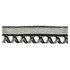 Lyric 3 Storm by Stout Designer Trim VISIONS OF COLOR TRIM 46%POL 39%COT 15%ACR TURKEY Horizontal: 0.375 and Vertical: 0.000 0.38 in - Swanky Fabrics -