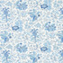 Pomegranate Botanical Blue 178124 by Schumacher Designer Fabric Schumacher Classics 18.0" - Swanky Fabrics -