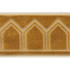 Vizier Velvet Tape Gold 75734 by Schumacher Designer Trim Cut & Patterned Velvets 2.0" - Swanky Fabrics -