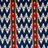 Samar Ikat Velvet Blue 80242 by Schumacher Designer Fabric Cut & Patterned Velvets 13.5" - Swanky Fabrics -