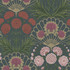 Flamenco Fan Magenta/Red/Metallic Glvr/Ink by Cole & Son Designer Wallcovering COLE & SON SEVILLE NON WOVEN - 100% United Kingdom Horizontal: 27 and Vertical: 27 27 - Swanky Fabrics -