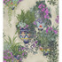Talavera Magenta & Spring Greens On Stone by Cole & Son Designer Wallcovering COLE & SON SEVILLE NON WOVEN - 100% United Kingdom Horizontal: 27 and Vertical: 30 27 - Swanky Fabrics -