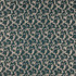 Uphill Climb Peacock by Carole Designer Fabric Blue Steel 100% Polyester China 35,000 Wyzenbeek Double Rubs 11 1/4" V, 4 3/4" H 56" - Swanky Fabrics -